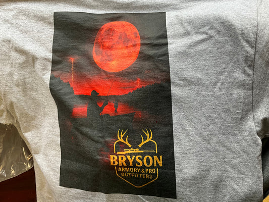 Fishing Sunset Logo