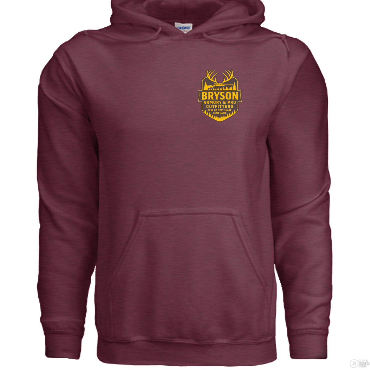 Heather Sport Dark Maroon - FRONT