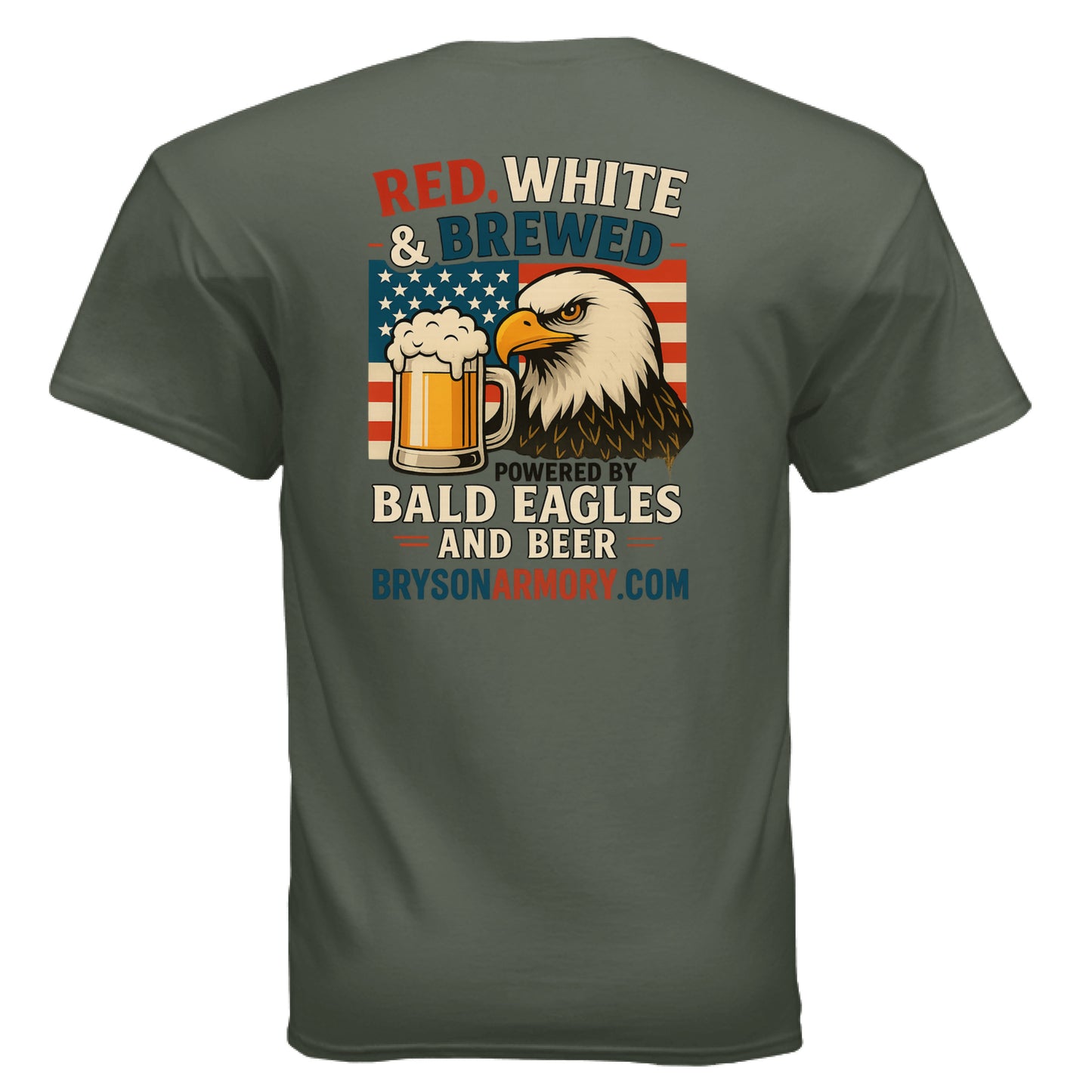 MILITARY GREEN - BACK