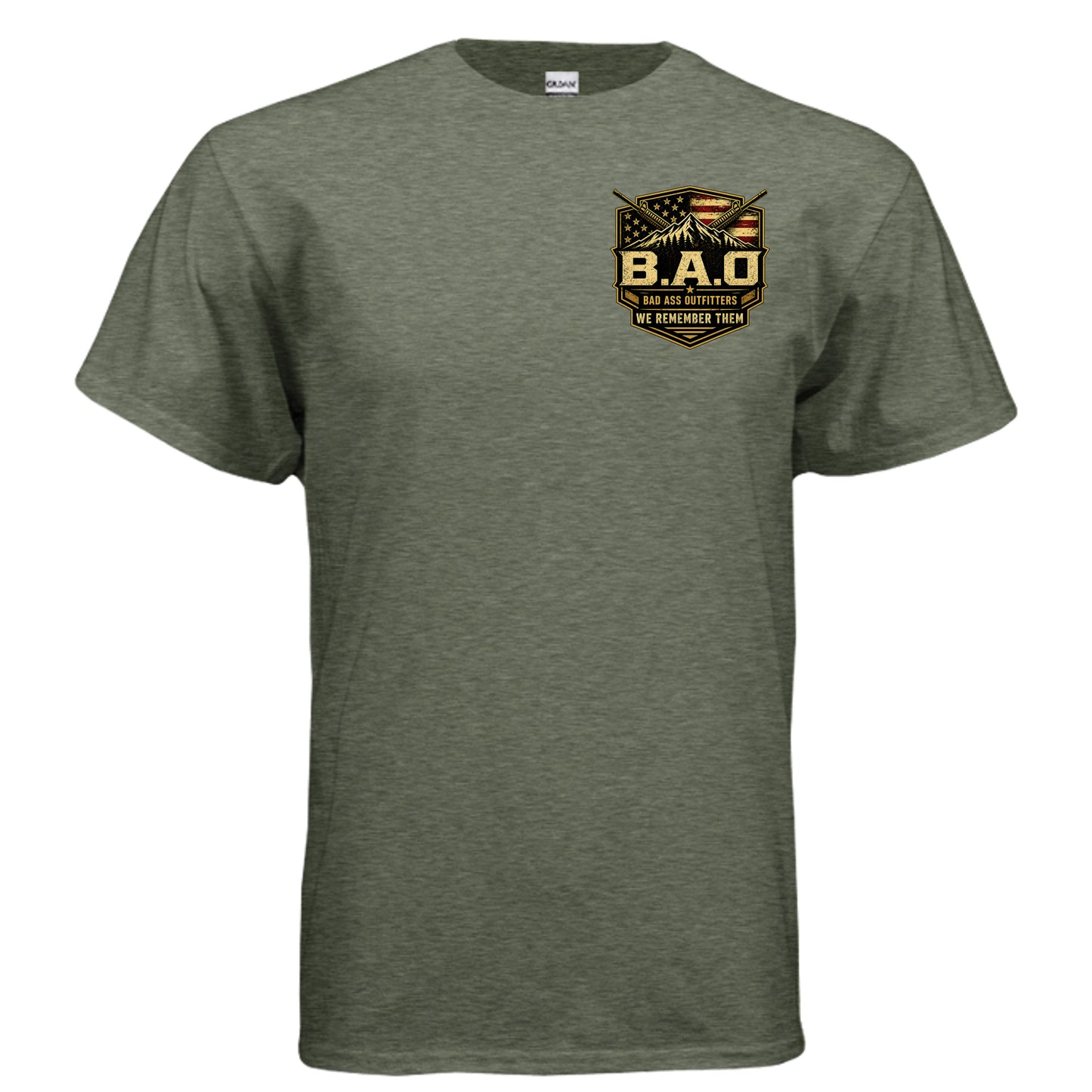 HEATHER MILITARY GREEN - G500 - FRONT